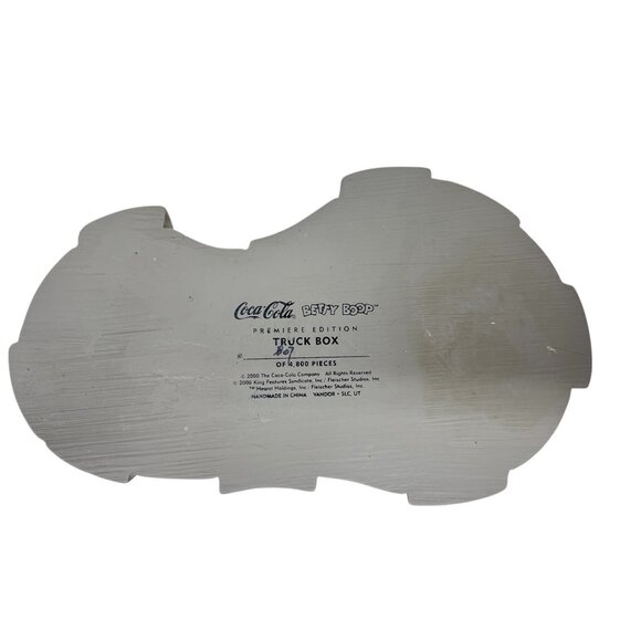 2000 Coca-Cola Betty Boop 1956 Yellow BoxTruck Figurine Decor Pudgy Vandor - Picture 13 of 16